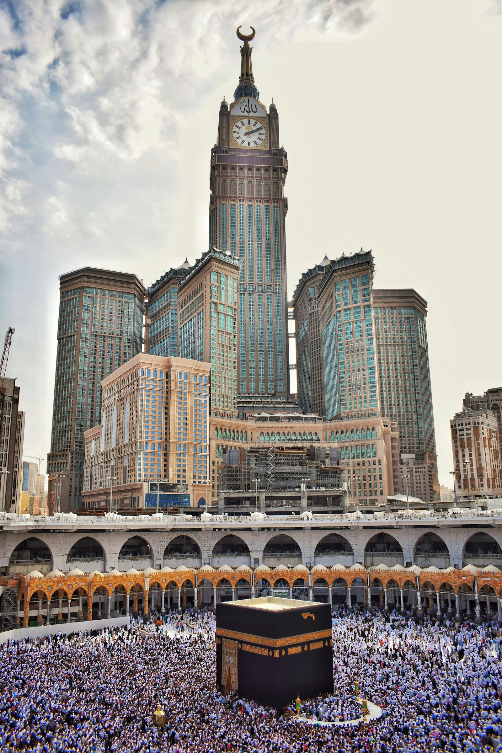 The Kaaba at Masjid al-Haram in Mecca